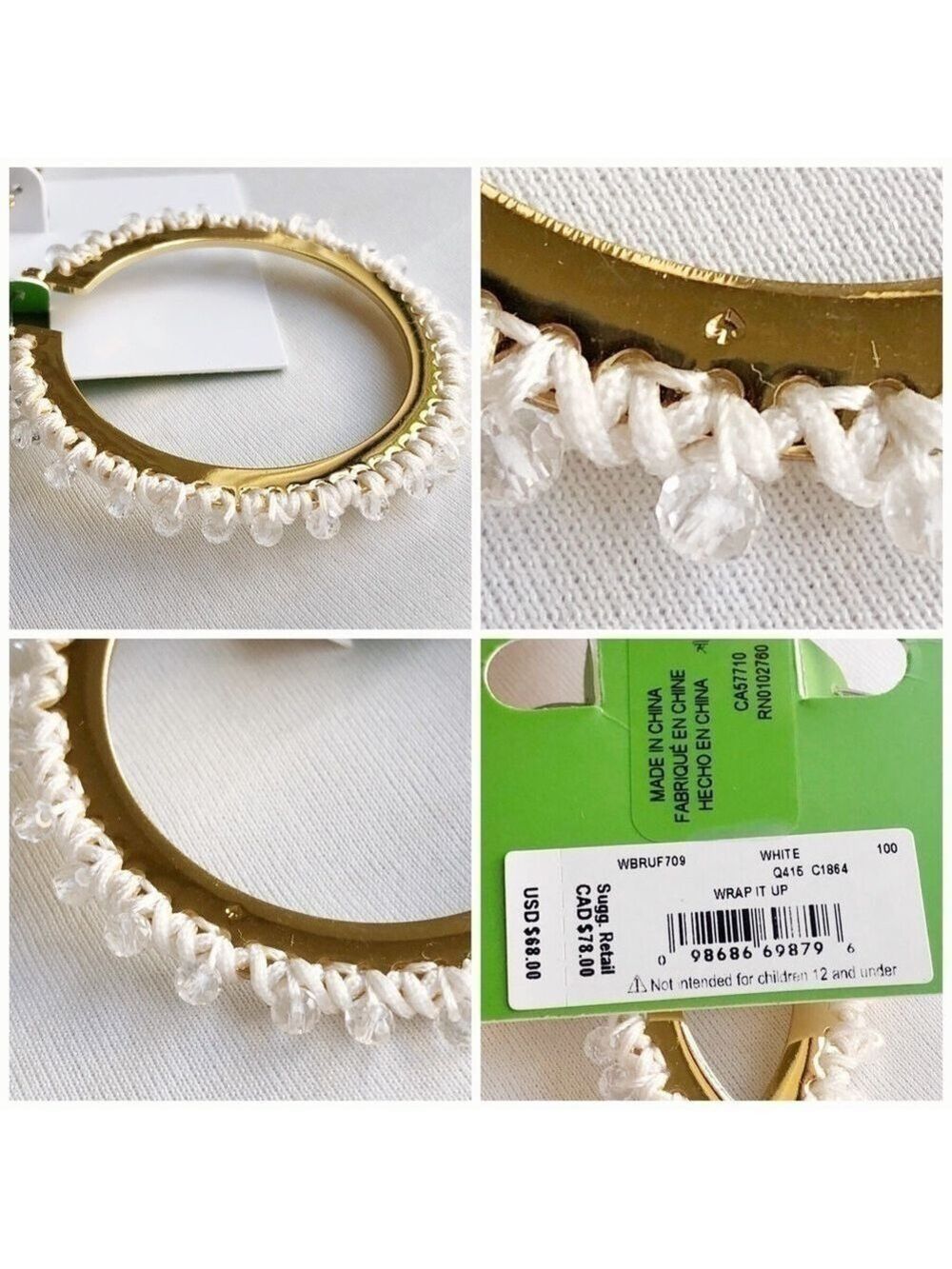 Kate Spade Wrap It Up Hoop Earrings - Picture 7 of 8